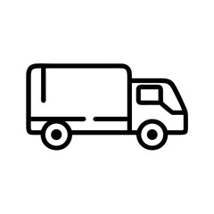 truck flat vector