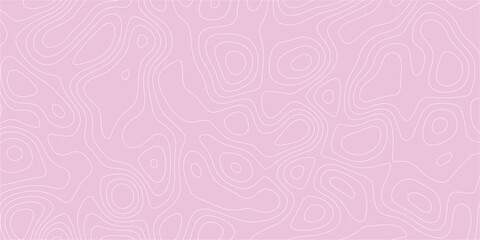 Contour mapping pattern in vector design with abstract terrain layout

