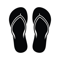 flip flops isolated on white