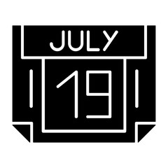 19 July Solid Style Icon