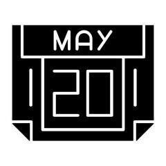20 May Solid Style Icon