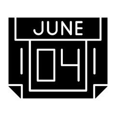 4 June Solid Style Icon