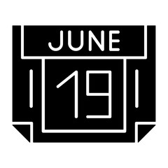 19 June Solid Style Icon