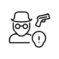 crime-news flat vector