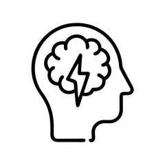 brainstorm flat vector