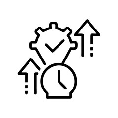 productivity flat vector