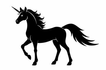 Big horse silhouette 
