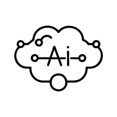 ai-science flat vector