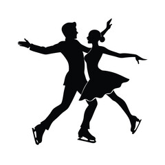 silhouettes of dancing girls