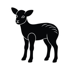 silhouette of a deer