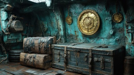 Ancient Ship's Cabin: A Treasure Trove of Mysteries