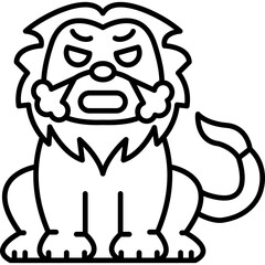 Lion Angry Icon