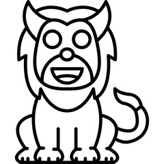 Lion Devil Icon