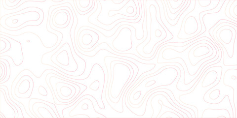 Seamless vector pattern inspired by topography and terrain contours in elegant linework

