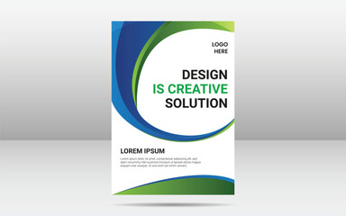 Naklejka premium Modern Corporate Flyer Design Template