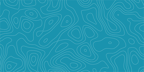Topographic inspired seamless contour pattern with organic flowing movement

