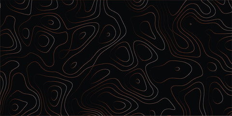 Artistic elevation design with continuous topographic contours and soft flow

