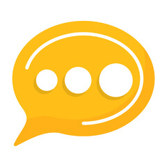 Chat message Flat Icon Style