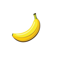 Fresh ripe bananas isolated on white background