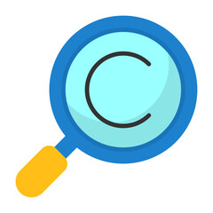 Search Flat Icon Style