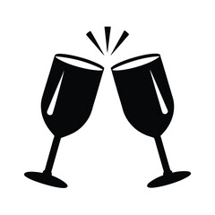 two glasses of champagne