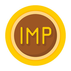 Isle of Man Pound Flat Icon