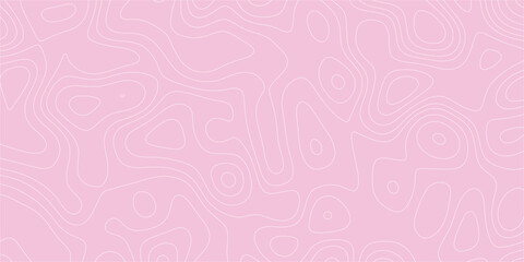 Stylized seamless elevation map with artistic contour lines and organic shapes

