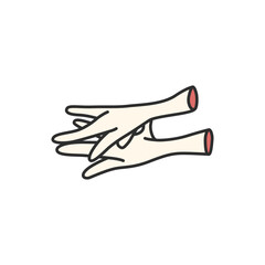 Obraz premium chicken feet