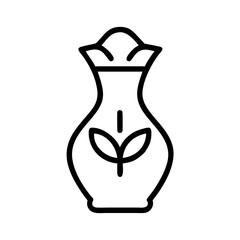 vase flat vector