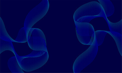 Abstract Blue Wave background design Wallpaper