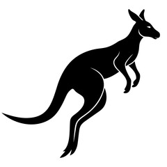 Kangaroo silhouette
