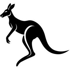 Kangaroo silhouette