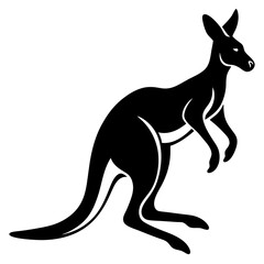 Kangaroo silhouette