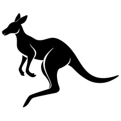 Kangaroo silhouette