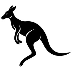 Kangaroo silhouette