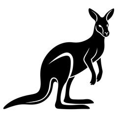 Kangaroo silhouette