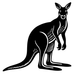 Kangaroo silhouette