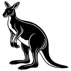 Kangaroo silhouette