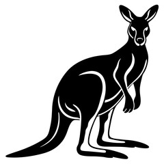 Kangaroo silhouette