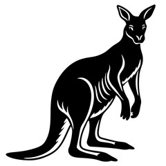 Kangaroo silhouette