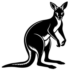 Kangaroo silhouette