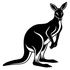 Kangaroo silhouette