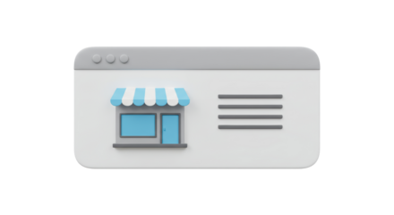 Isolated Online Storefront in Browser Window