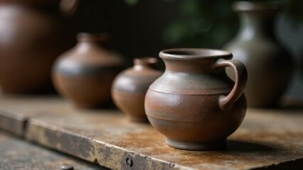 Pottery workshop, free space for text