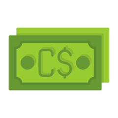 Canadian Dollar Note Icon