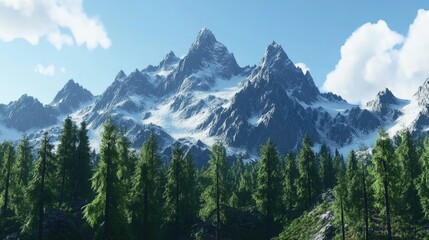 Obraz premium landscape mountain view nature backgrounds