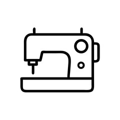 sewing-machine flat vector