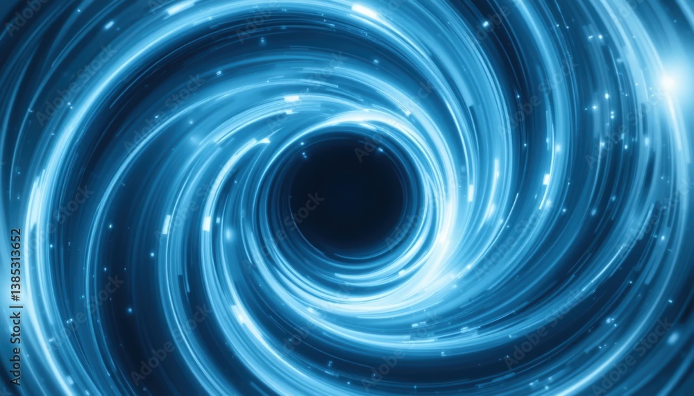 Poster dynamic energy flow cosmic space visual art abstract universe close-up perspective interstellar phen