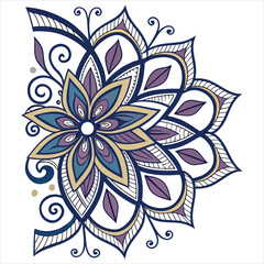  vector colorful mandala