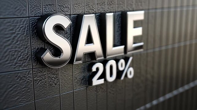 Exciting discount event offers a 20 percent reduction on numerous products available for purchase. Customers can browse a wide variety of selections in this promotional sale